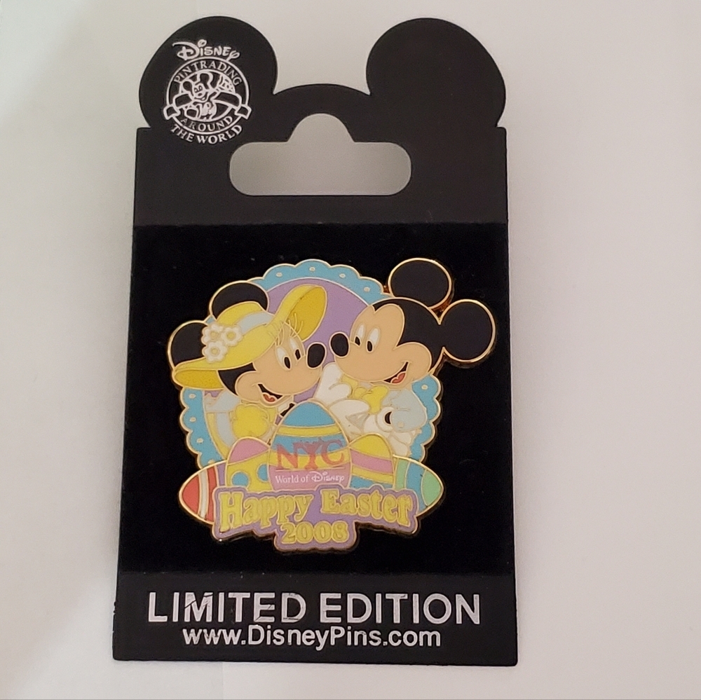 Disney Pin Trading NYC World Of Disney Mickey & Minnie Easter 2008 LE 500